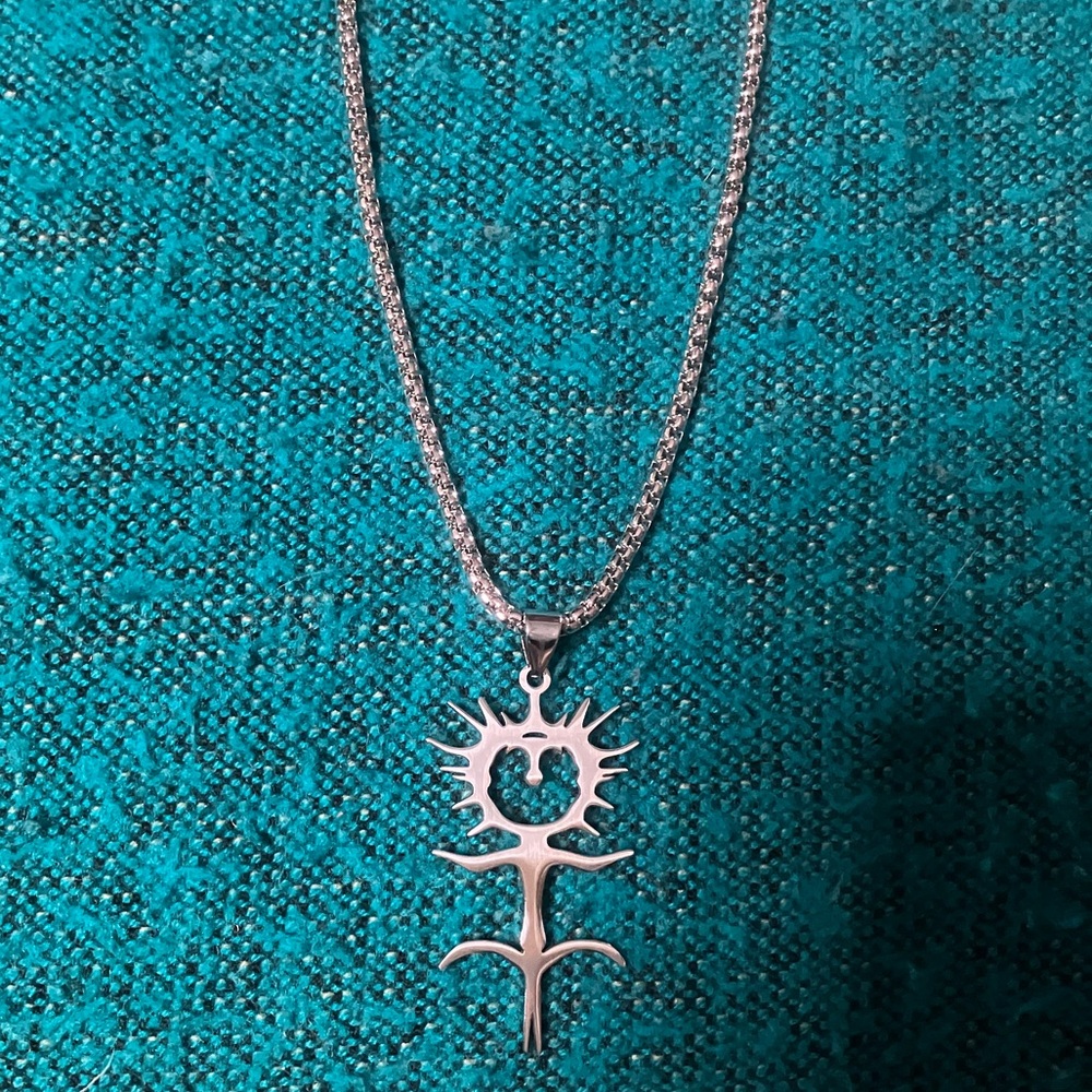 Ghostemane Silver Chain Necklace NEW